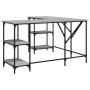 Schreibtisch aus Sonoma-grauem Holzwerkstoff, 139 x 139 x 75 cm von , Schreibtische - Ref: Foro24-837595, Preis: 103,48 €, Ra...