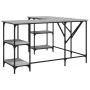 Sonoma gray engineered wood desk 139x139x75 cm by , Desks - Ref: Foro24-837595, Price: 102,17 €, Discount: %