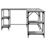 Sonoma gray engineered wood desk 139x139x75 cm by , Desks - Ref: Foro24-837595, Price: 102,17 €, Discount: %