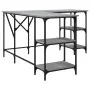 Sonoma gray engineered wood desk 139x139x75 cm by , Desks - Ref: Foro24-837595, Price: 102,17 €, Discount: %