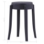 Stackable stools 4 units black plastic by vidaXL, Kitchen stools - Ref: Foro24-247278, Price: 78,53 €, Discount: %