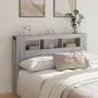 Cabecero LED madera ingeniería gris Sonoma 160x18,5x103,5 cm de , Cabeceros y pies de cama - Ref: Foro24-837356, Precio: 98,9...