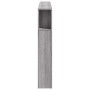 Cabecero LED madera ingeniería gris Sonoma 160x18,5x103,5 cm