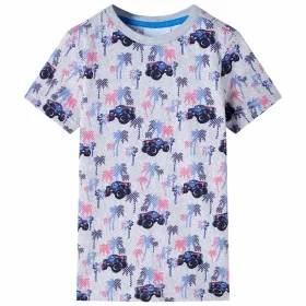 Gray melange children's t-shirt 128 by , Kids T-shirts - Ref: Foro24-12522, Price: 8,75 €, Discount: %
