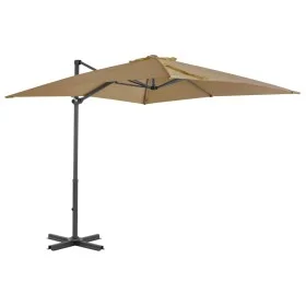 Ampelschirm mit grauer taupe Aluminiumstange 250x250 cm von vidaXL, Sonnenschirme - Ref: Foro24-44619, Preis: 127,88 €, Rabat...