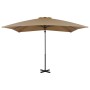 Cantilever umbrella with a topaz grey aluminum pole 250x250 cm by vidaXL, Umbrellas - Ref: Foro24-44619, Price: 129,22 €, Dis...