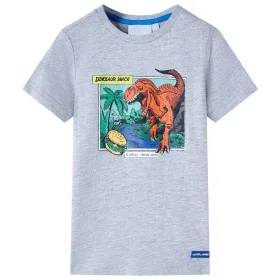 Graues Kinder-T-Shirt 128 von , Kinder-T-Shirts - Ref: Foro24-12247, Preis: 8,12 €, Rabatt: %