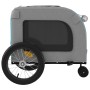 Fahrradanhänger für Haustiere, Eisen, Oxford-Stoff, blau grau. von , Kinderwagen für Haustiere - Ref: Foro24-93855, Preis: 10...