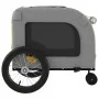 Fahrradanhänger für Haustiere aus Eisen und Oxford-Gewebe in Grün-Grau. von , Kinderwagen für Haustiere - Ref: Foro24-93857, ...