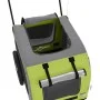 Remolque de bicicleta mascotas hierro tela Oxford verde gris by , pet strollers - Ref: Foro24-93857, Price: 118,22 €, Discoun...