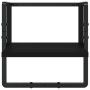 Estantes de pared con barras 4 pzas madera de ingeniería negro de , Estantes y estanterías - Ref: Foro24-836308, Precio: 49,5...