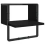 Wandregale mit 4 Stangen aus schwarzem Ingenieurholz von , Regale und Regale - Ref: Foro24-836308, Preis: 48,84 €, Rabatt: %
