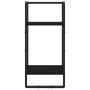 Estantes de pared con barras 4 pzas madera de ingeniería negro de , Estantes y estanterías - Ref: Foro24-836308, Precio: 49,5...