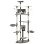 Cat scratching post with sisal post 203 cm gray and white by vidaXL, Cat furniture - Ref: Foro24-170529, Price: 136,62 €, Dis...