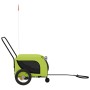 Remolque de bicicleta mascotas hierro tela Oxford verde negro de , Cochecitos para mascotas - Ref: Foro24-94018, Precio: 109,...