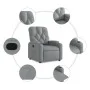 Hellgrauer Stoff-Liegesessel von , Sessel - Ref: Foro24-372479, Preis: 190,61 €, Rabatt: %