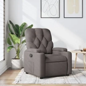 Sillón reclinable de tela gris taupe by , Armchairs - Ref: Foro24-372487, Price: 200,50 €, Discount: %