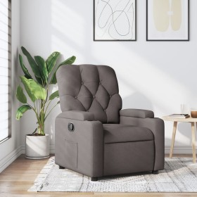 Sillón reclinable de tela gris taupe by , Armchairs - Ref: Foro24-372487, Price: 203,96 €, Discount: %