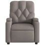 Sillón reclinable de tela gris taupe by , Armchairs - Ref: Foro24-372487, Price: 203,96 €, Discount: %