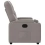 Sillón reclinable de tela gris taupe by , Armchairs - Ref: Foro24-372487, Price: 200,48 €, Discount: %