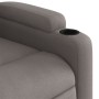 Sillón reclinable de tela gris taupe by , Armchairs - Ref: Foro24-372487, Price: 203,96 €, Discount: %