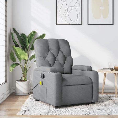 Sillón reclinable de masaje de tela gris claro by , Armchairs - Ref: Foro24-372491, Price: 270,24 €, Discount: %
