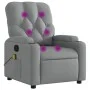 Sillón reclinable de masaje de tela gris claro by , Armchairs - Ref: Foro24-372491, Price: 265,00 €, Discount: %