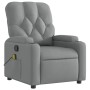 Sillón reclinable de masaje de tela gris claro by , Armchairs - Ref: Foro24-372491, Price: 270,24 €, Discount: %
