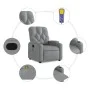 Sillón reclinable de masaje de tela gris claro by , Armchairs - Ref: Foro24-372491, Price: 265,00 €, Discount: %