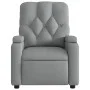 Sillón reclinable de masaje de tela gris claro by , Armchairs - Ref: Foro24-372491, Price: 265,00 €, Discount: %