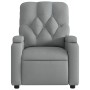 Sillón reclinable de masaje de tela gris claro by , Armchairs - Ref: Foro24-372491, Price: 270,24 €, Discount: %