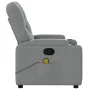 Sillón reclinable de masaje de tela gris claro by , Armchairs - Ref: Foro24-372491, Price: 265,00 €, Discount: %