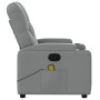 Sillón reclinable de masaje de tela gris claro by , Armchairs - Ref: Foro24-372491, Price: 270,24 €, Discount: %