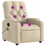 Cremefarbener Stoff-Massagestuhl mit Liegefunktion von , Sessel - Ref: Foro24-372500, Preis: 228,31 €, Rabatt: %