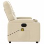 Cremefarbener Stoff-Massagestuhl mit Liegefunktion von , Sessel - Ref: Foro24-372500, Preis: 228,31 €, Rabatt: %