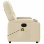 Cremefarbener Stoff-Massagestuhl mit Liegefunktion von , Sessel - Ref: Foro24-372500, Preis: 224,64 €, Rabatt: %