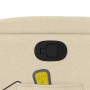 Cremefarbener Stoff-Massagestuhl mit Liegefunktion von , Sessel - Ref: Foro24-372500, Preis: 228,31 €, Rabatt: %