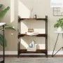 Bücherregal mit 3 Regalen aus geräucherter Eichen-Ingenieurholz, 60x30x86 cm. von , Bücherregale und Regale - Ref: Foro24-837...