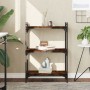 Librería 3 estantes madera ingeniería roble ahumado 60x30x86 cm de , Librerías y estanterías - Ref: Foro24-837649, Precio: 41...