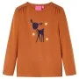 Kinder Langarmshirt in Cognac-Farbe, Größe 140. von , Kinder-T-Shirts - Ref: Foro24-13528, Preis: 8,32 €, Rabatt: %