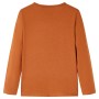 Kinder Langarmshirt in Cognac-Farbe, Größe 140. von , Kinder-T-Shirts - Ref: Foro24-13528, Preis: 8,41 €, Rabatt: %