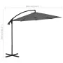 Ampelschirm mit Stahlmast 300 cm Anthrazit von vidaXL, Sonnenschirme - Ref: Foro24-44875, Preis: 132,81 €, Rabatt: %