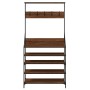 Perchero con zapatero roble marrón 90x34x184 cm by , Dresser Organizers and Bar Hangers - Ref: Foro24-837881, Price: 92,81 €,...