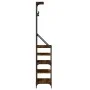 Garderobe mit Schuhregal, geräucherte Eiche, 70x34x184 cm. von , Kommoden-Organizer und Bar-Kleiderbügel - Ref: Foro24-837874...