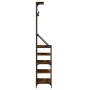 Perchero con zapatero roble ahumado 70x34x184 cm by , Dresser Organizers and Bar Hangers - Ref: Foro24-837874, Price: 77,75 €...