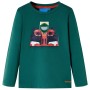 Kinder Langarmshirt in Grün, Größe 92. von , Kinder-T-Shirts - Ref: Foro24-12874, Preis: 8,60 €, Rabatt: %