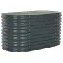 Gray galvanized steel flower bed 160x80x81 cm by vidaXL, Pots and planters - Ref: Foro24-45524, Price: 138,18 €, Discount: %