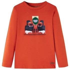 Kinder langärmliges orangefarbenes T-Shirt Größe 140 von , Kinder-T-Shirts - Ref: Foro24-12883, Preis: 8,52 €, Rabatt: %