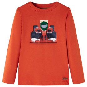 Kinder langärmliges orangefarbenes T-Shirt Größe 140 von , Kinder-T-Shirts - Ref: Foro24-12883, Preis: 8,60 €, Rabatt: %