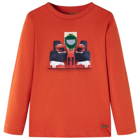 Kinder langärmliges orangefarbenes T-Shirt Größe 140 von , Kinder-T-Shirts - Ref: Foro24-12883, Preis: 8,60 €, Rabatt: %